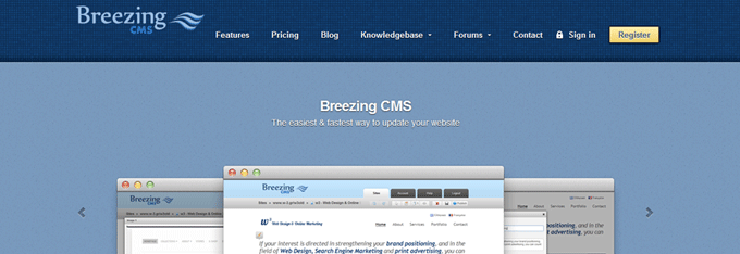 Breezing CMS