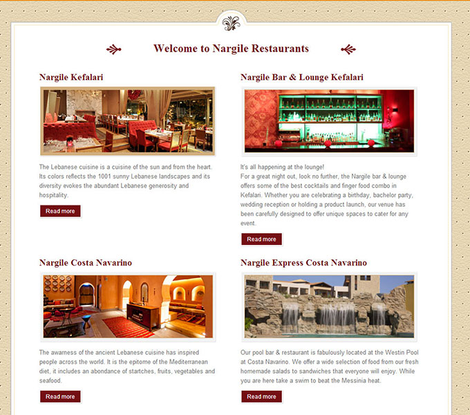 NARGILE - Lebanese Cuisine / Bar & Lounge