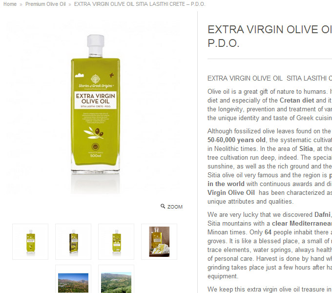 Stories of Greek Origins e-shop screenshots